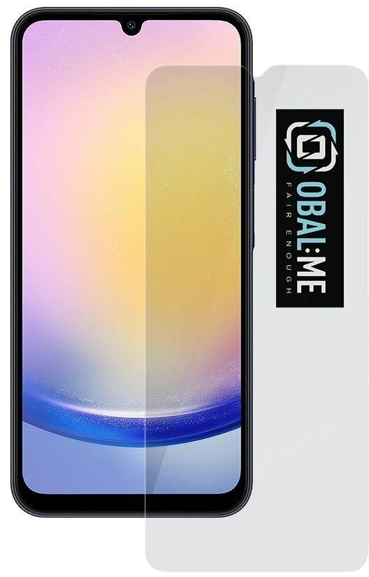 OBAL:ME 2.5D apsauginis stiklas telefonui Samsung Galaxy A25 5G Clear
