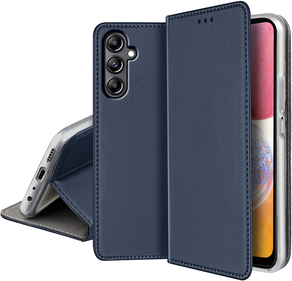 iLike Topt Smart Magneto Dėklas skirtas Samsung Galaxy A17 5G mėlynos spalvos