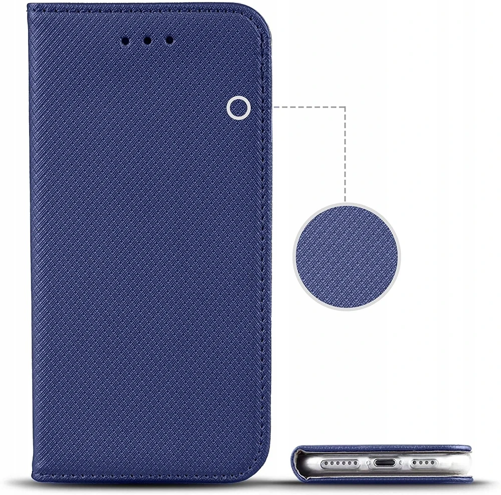 Dėklas iLike Otwierane etui Xiaomi Smart Book REDMI 9C Magnet Holster Navy Mėlyna POK036311