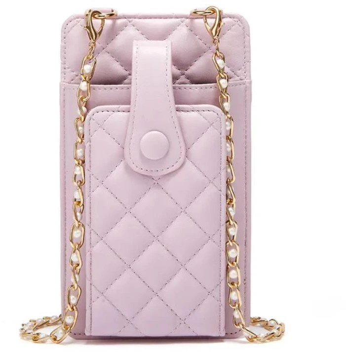 Dėklas TFO Telforceone Dygsniuotas telefono krepšys 19*10,5*2CM violetinis