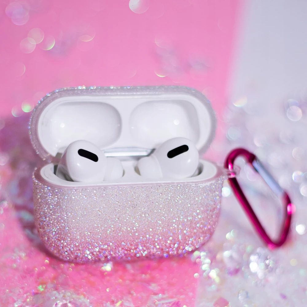 iLike TelForceone Caviar dėklas, skirtas Airpods Pro 2 gradiento rožinės spalvos