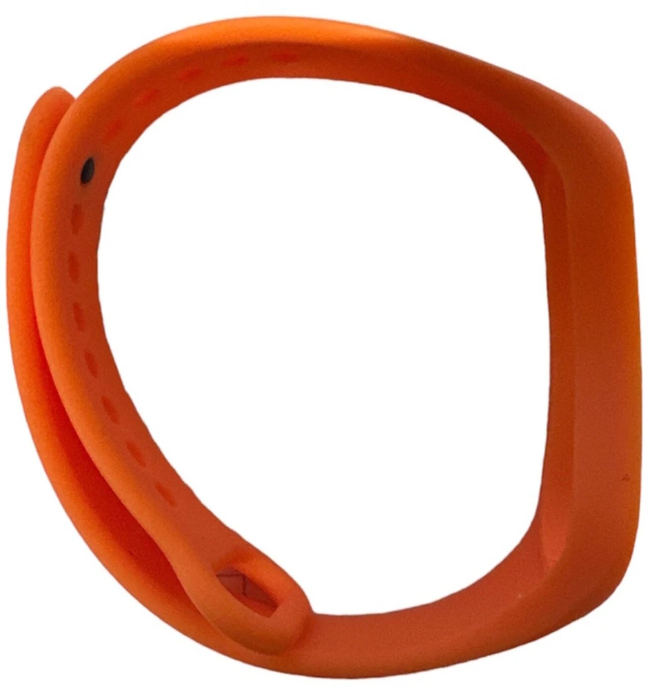 iLike iWear universalus silikoninis dirželis išmaniųjų apyrankių modeliams – SM6 SM7 SM8 (18x250mm) Oranžinė