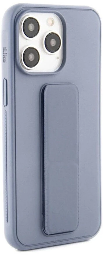 iLike Tylna obudowa Apple iPhone 15 Pro Max Silikoninis dėklas with stand Violetinė (ILIAPP15PMSWSP)