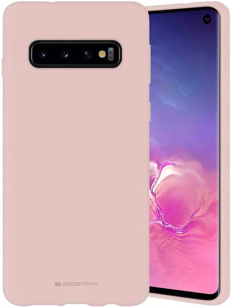 Dėklas Mercury Silikoninis dėklas Samsung G973 S10 rožinio smėlio