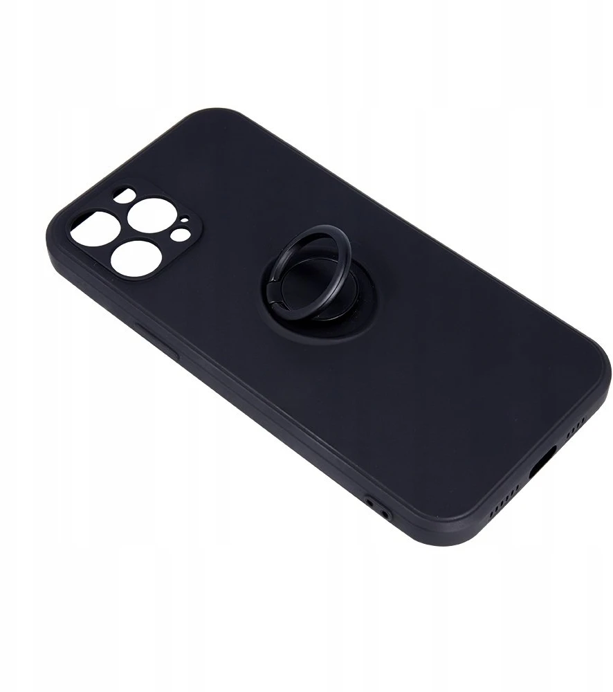 iLike Dėklas Finger Grip su pirštų laikikliu, skirtas iPhone 16 Pro Max 6,9 juodas