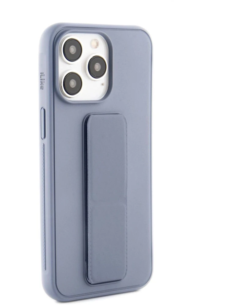 iLike Tylny pokrowiec Apple iPhone 14 Pro Silikoninis dėklas with stand Violetinė (ILIAPP14PSWSP)