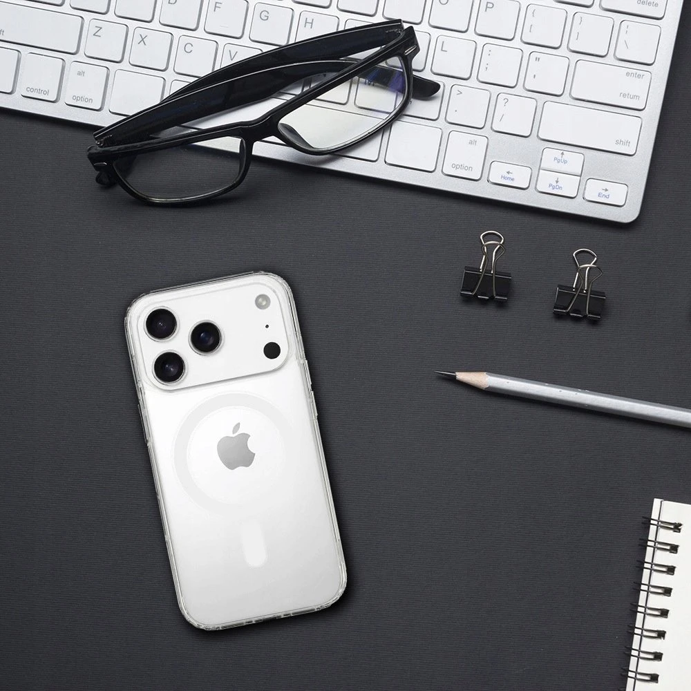iLike Topt Acrylic Magsafe dėklas skirtas Apple iPhone 17 Pro skaidrus