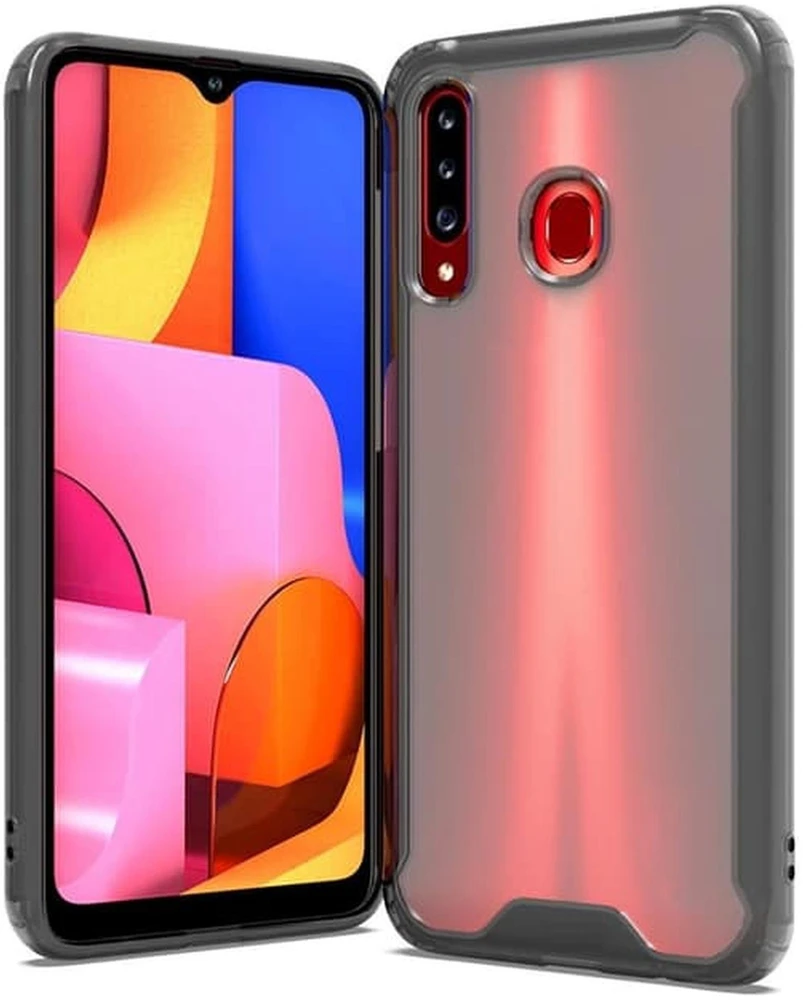 Pferd TakeMe Anti-Shock Extra Protection 0,5 mm Galinio dangtelio dėklas, skirtas Samsung Galaxy A20E (A202F) Skaidrus