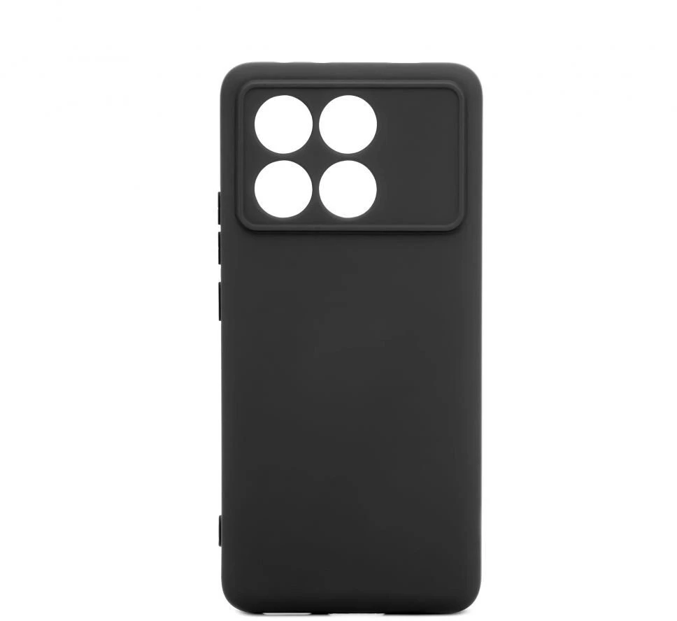 iLike galinis dėklas Xiaomi Poco X6 Pro Nano silikoninis dėklas Juodas [produkto kodas: ILIXIAPX6PNSCB]
