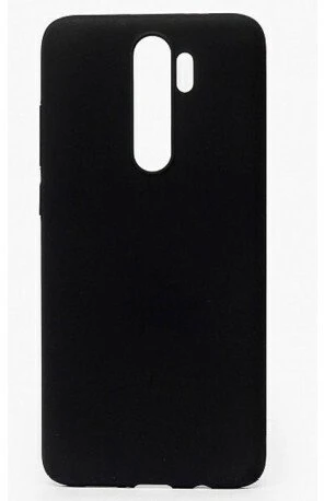 Dėklas iLike Xiaomi Redmi 9 matinis TPU galinis dangtelis Juodas GSM101776