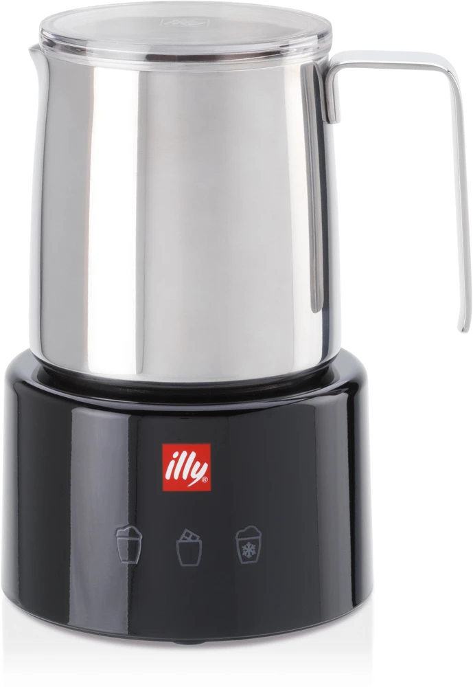 ILY Illy 23760 Pieno plakiklis arba šildytuvas Juoda, Nerūdijančiojo plieno