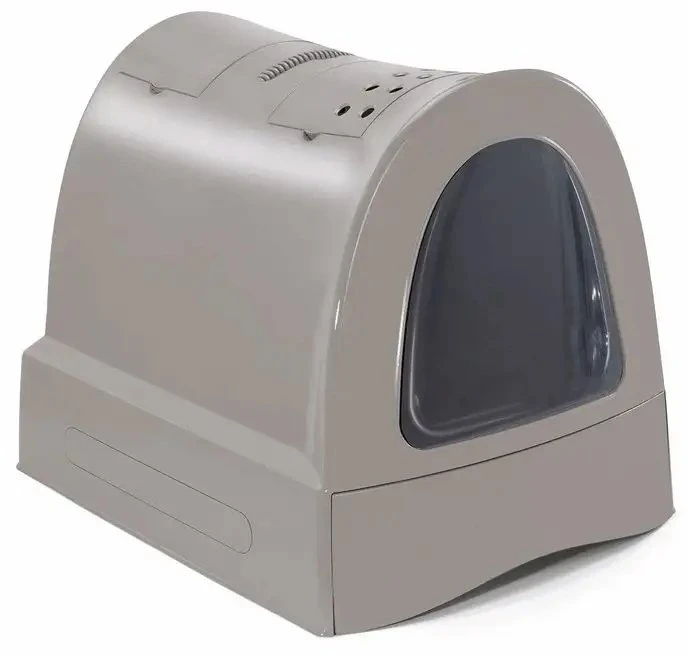 IMAC tualetas-namelis katėms ZUMA pilkas 40x56x42,5cm