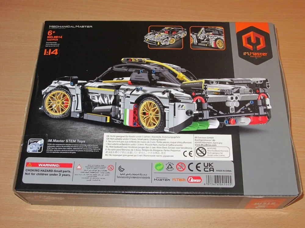 IM.MASTER modelis 1:14 auto srebrne1237el 9814 41445