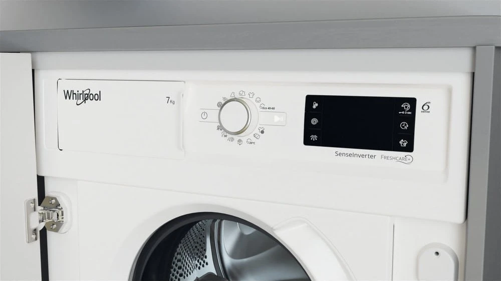 Įmontuojama skalbimo mašina Whirlpool BI WMWG 71483E EU N