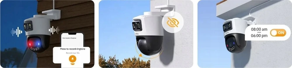 IMOU IP kamera PoE IPC-PS70FP-10M0 10MP (5MP+5MP) dviguba PT kamera