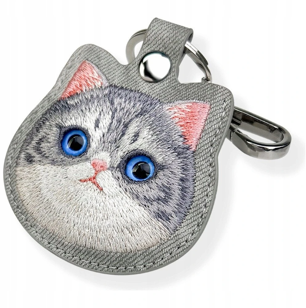 Dėklas daiktų ieškikliui Nimmy New Big Eyed Pet 2.0 Cat pilkos spalvos