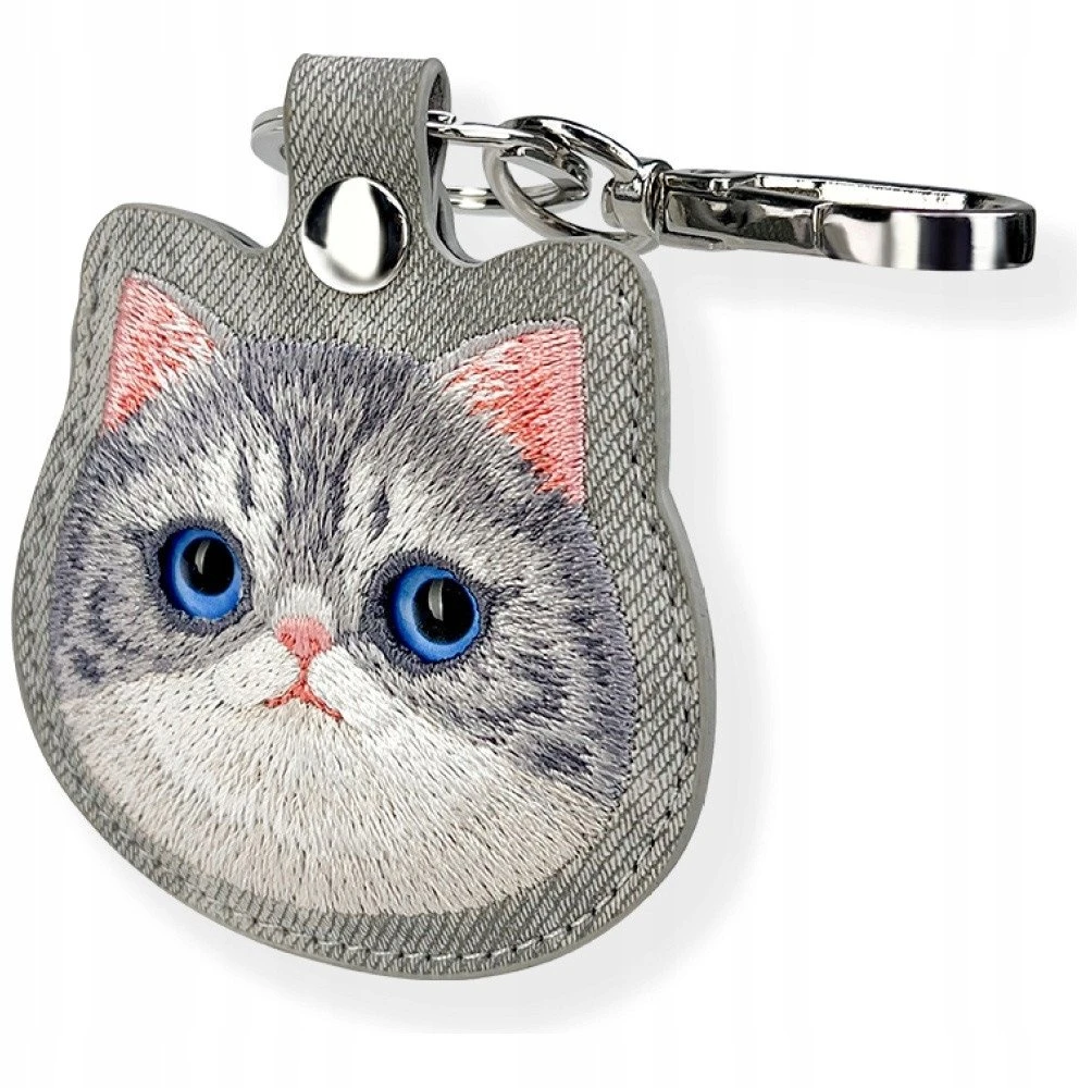 Dėklas daiktų ieškikliui Nimmy New Big Eyed Pet 2.0 Cat pilkos spalvos