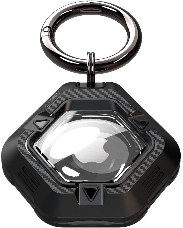 Tech-Protect Defense dėklas skirtas Apple AirTag 1/2 – juodos spalvos