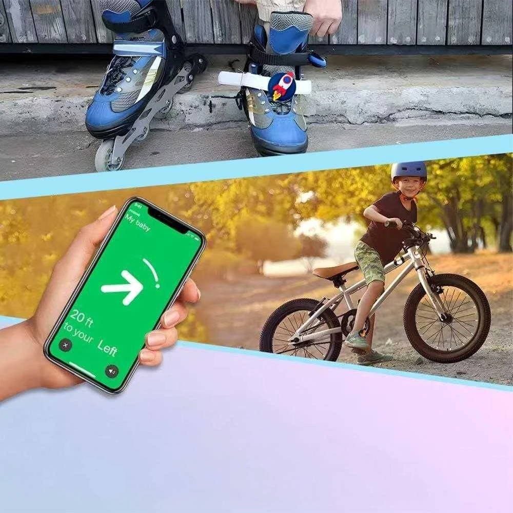 Dėklas „Tech-Protect Smooth For Kids“ 4 vnt. „Apple AirTag“ 1/2 įvairios spalvos