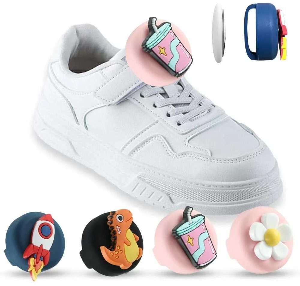 Dėklas „Tech-Protect Smooth For Kids“ 4 vnt. „Apple AirTag“ 1/2 įvairios spalvos