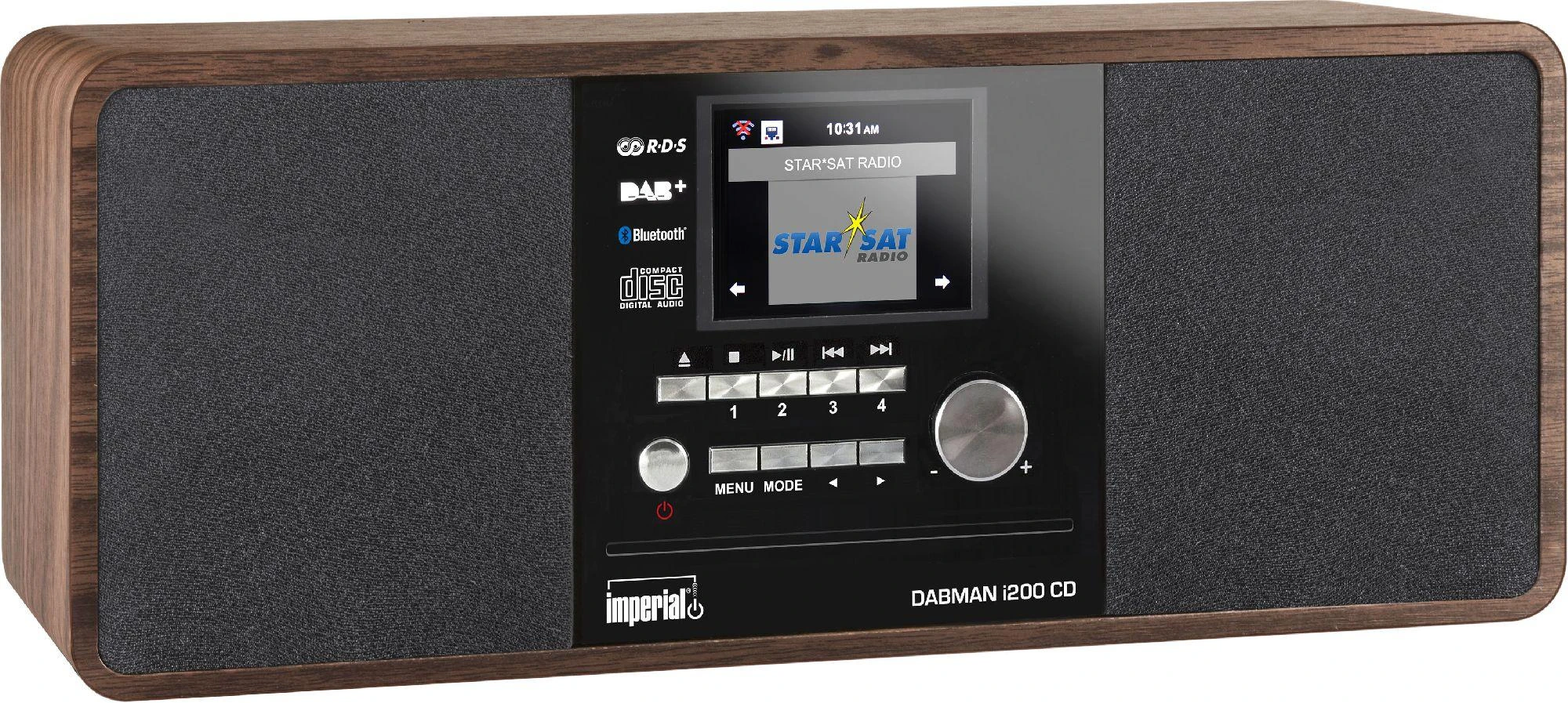 Radio Imperial DABMAN i200 CD DAB+/FM drewno