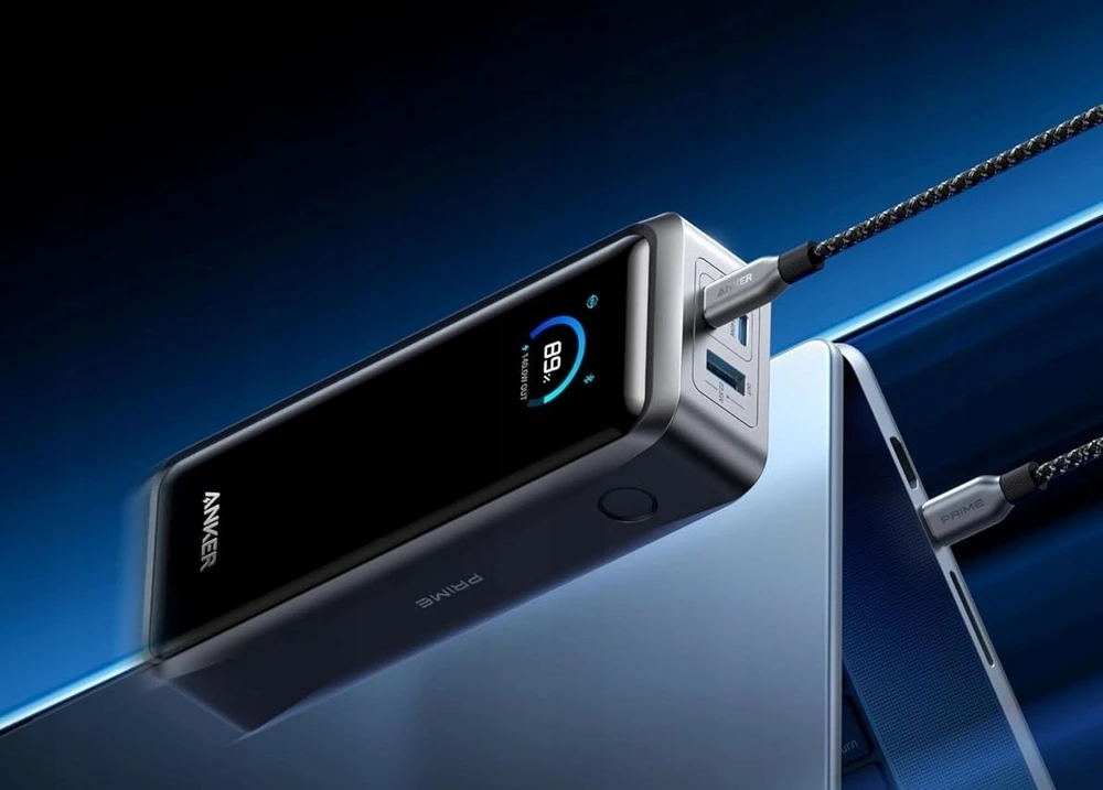 Anker Prime 26 250 mAh 300 W nešiojamas power bankas su 3 lizdais, juodas