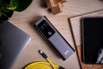 Nešiojamas Energijos Bankas - Newell Vayu 27000 mAh PD 140 W Greitas Įkrovimas, 3 Prievadai, Juoda