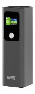 Nešiojamas Energijos Bankas - Newell Vayu 27000 mAh PD 140 W Greitas Įkrovimas, 3 Prievadai, Juoda