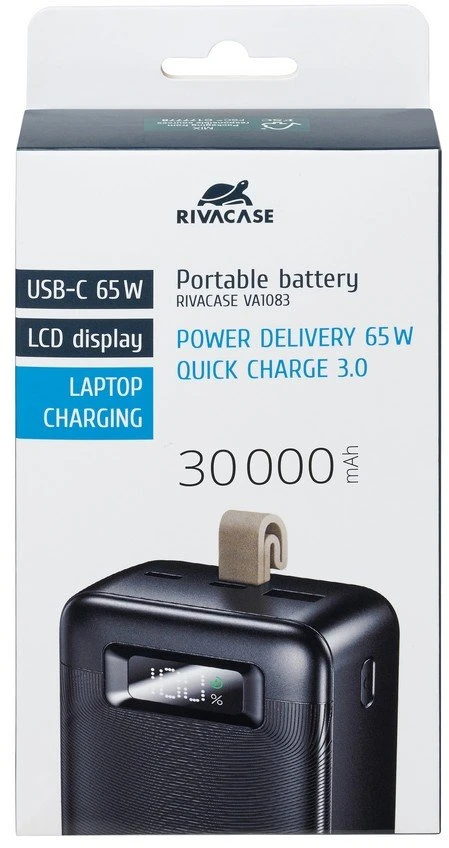 Importuoti išoriniai akumuliatoriai USB 30000MAH/VA1083 RIVACASE