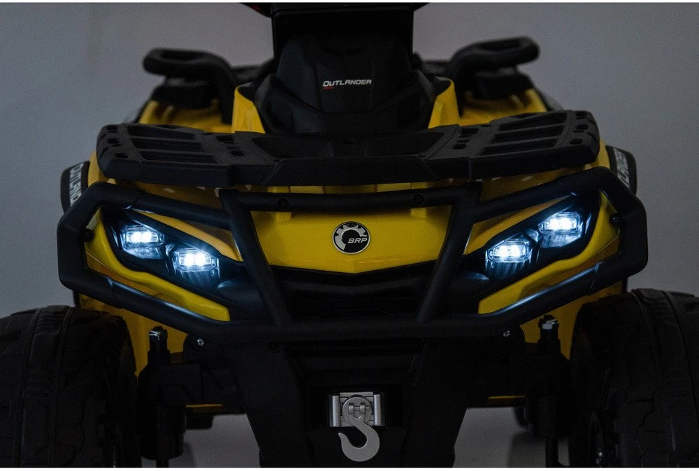 Lean Cars Geltonas keturratis Can Am Outlander 4x4 DK-CA005