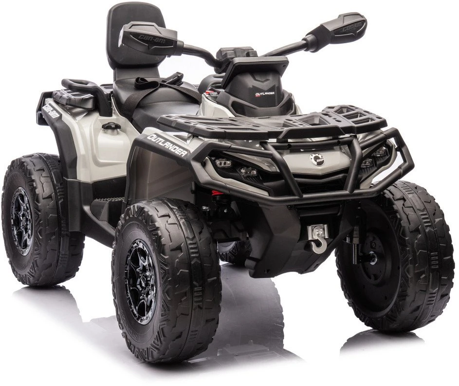 Lean Cars Vaikiškas keturratis Can Am Outlander 4x4 DK-CA005 Pilkas