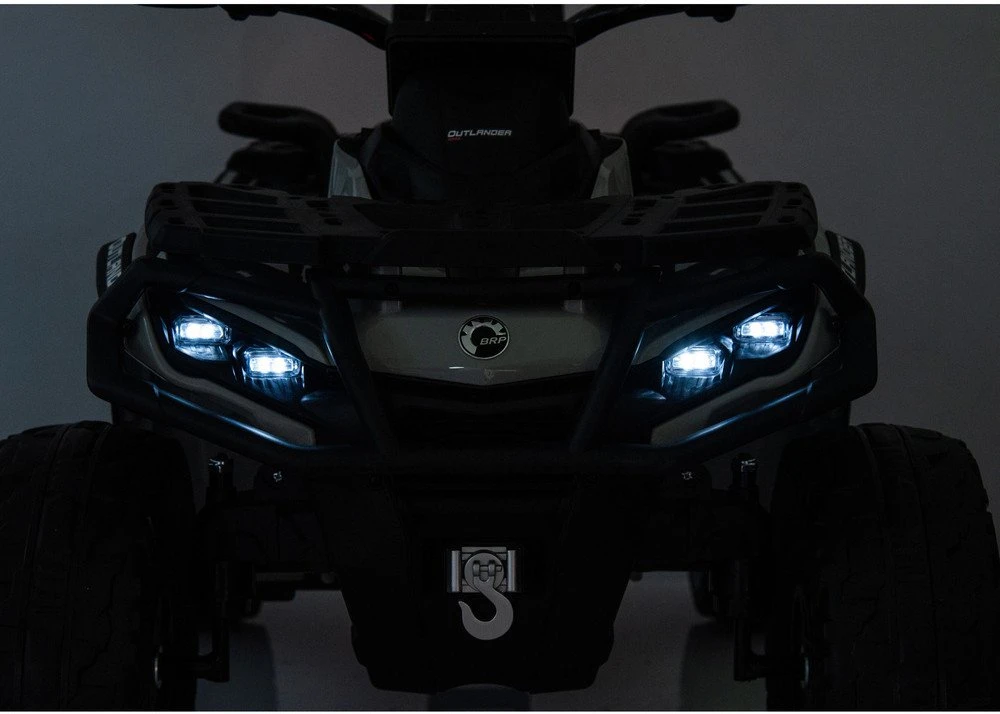 Lean Cars Vaikiškas keturratis Can Am Outlander 4x4 DK-CA005 Pilkas