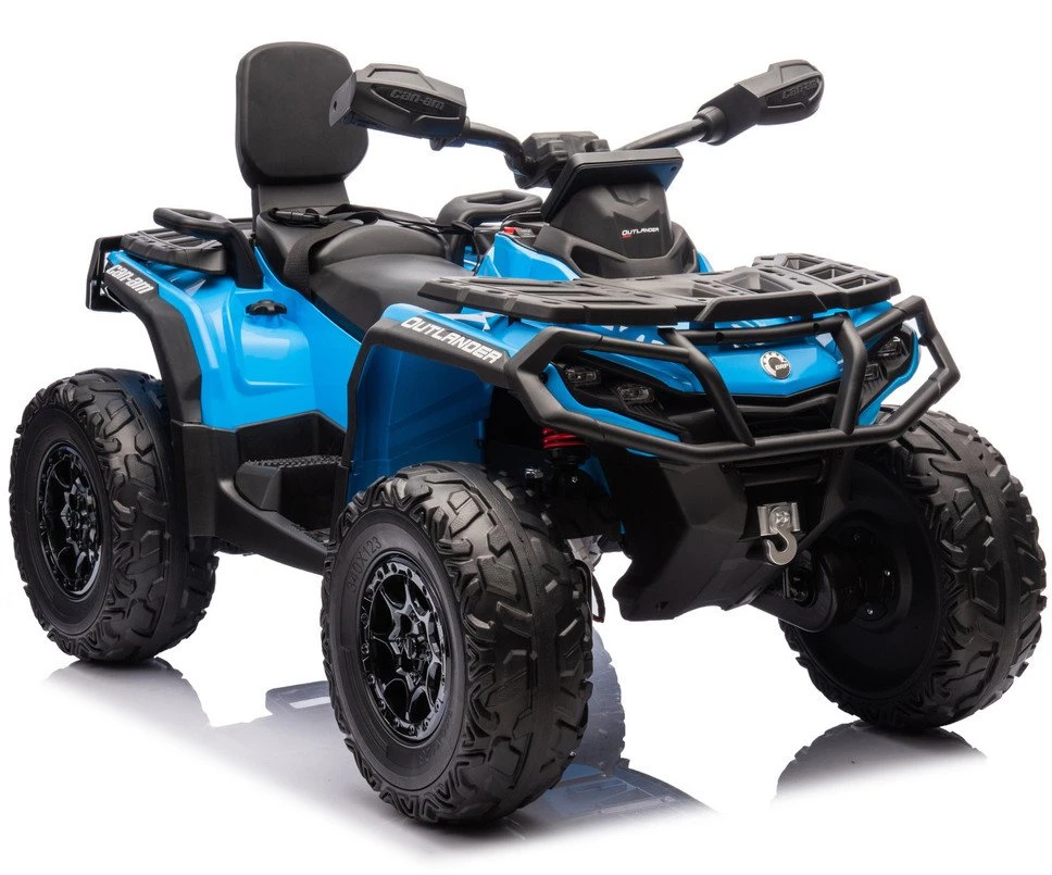 Lean Cars Vaikiškas keturratis Can Am Outlander 4x4 DK-CA005 mėlynas