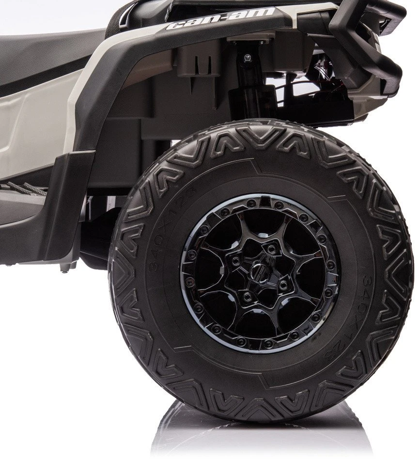 Lean Cars Vaikiškas keturratis Can Am Outlander 4x4 DK-CA005 Pilkas