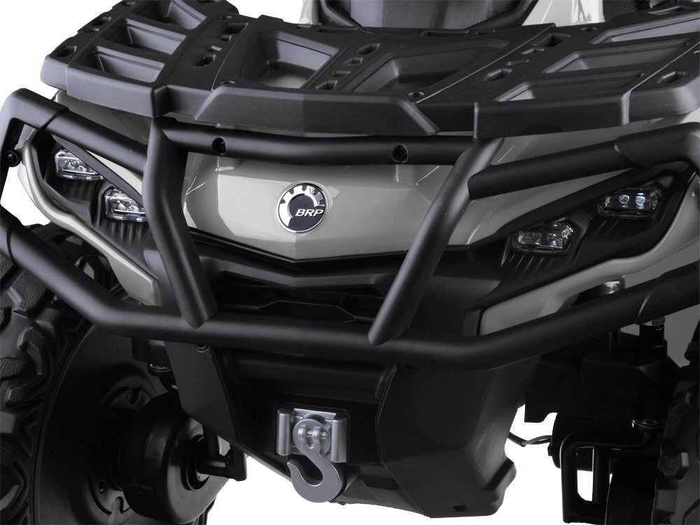 Import Super Toys Jokomisiada Baterija varomas keturratis vaikams 2 asmenims CAN-AM OUTLANDER 4x4 LED panelė PA0326