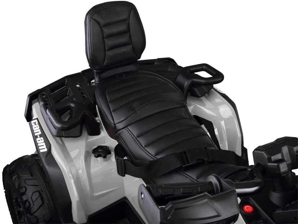 Import Super Toys Jokomisiada Baterija varomas keturratis vaikams 2 asmenims CAN-AM OUTLANDER 4x4 LED panelė PA0326