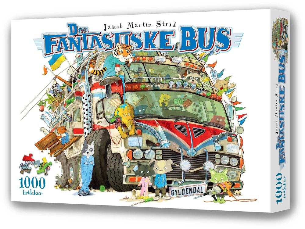 Dėlionė Impronte Edizione Niesamowity autobus puzzle 1000 dalys