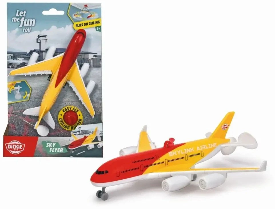 Simba Dickie Group Dickie Toys Dickie City Airplane Sky Flyer 18cm