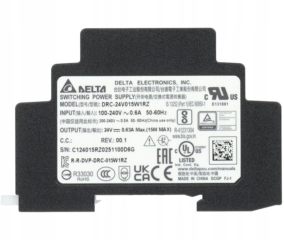 IMPULSINIS MAITINTUVAS DRC-24V015W1RZ Delta Electronics