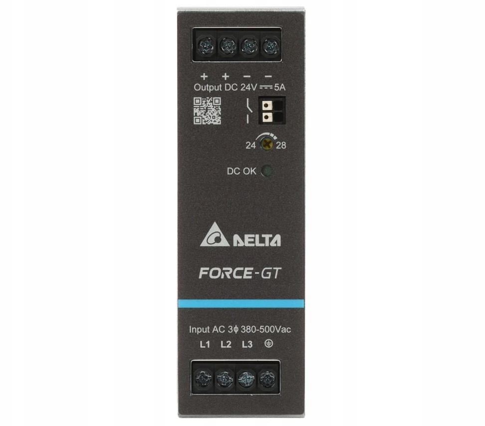 IMPULSINIS MAITINTUVAS DRF-24V120W3GBA FORCE-GT (3 FAZĖS) Delta Electronics