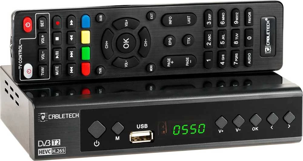 DVB-T/C imtuvas Hevc H.265 10bit Cabletech