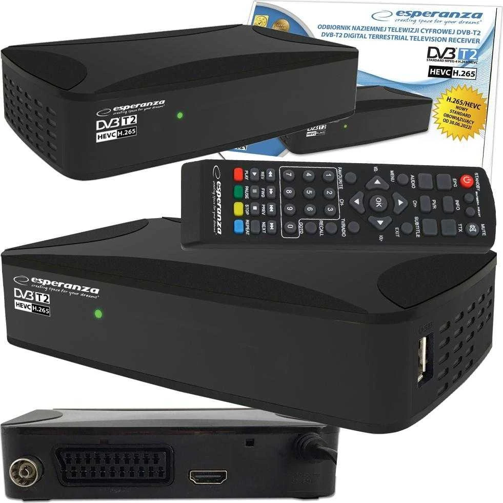 Esperanza EV108R TV set-top box Cable Juodas