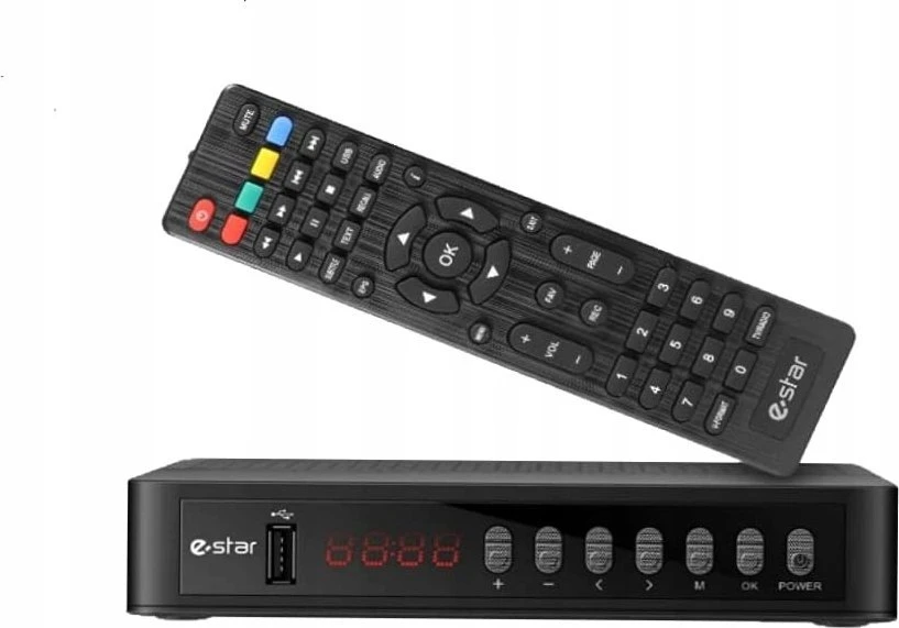TV priedelis STB eSTAR T2 618 HD Juodas