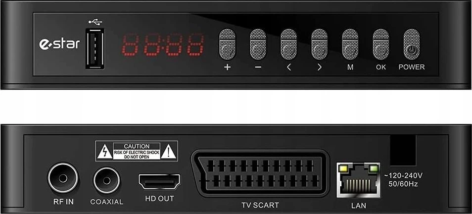 TV priedelis STB eSTAR T2 618 HD Juodas