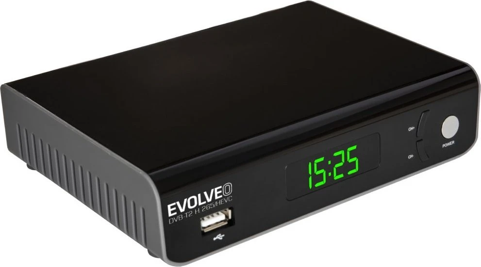 Imtuvas TV Evolveo Omega S3, HD DVB-T2 H.265/HEVC rekordér
