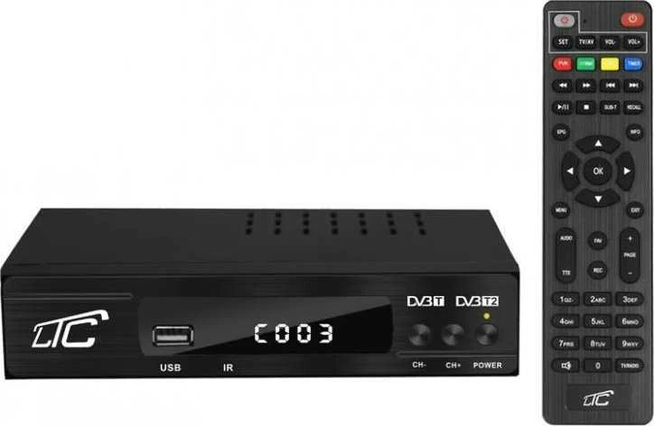 Imtuvas TV LTC Imtuvas DVB-T2 LXDVB507 su pultu