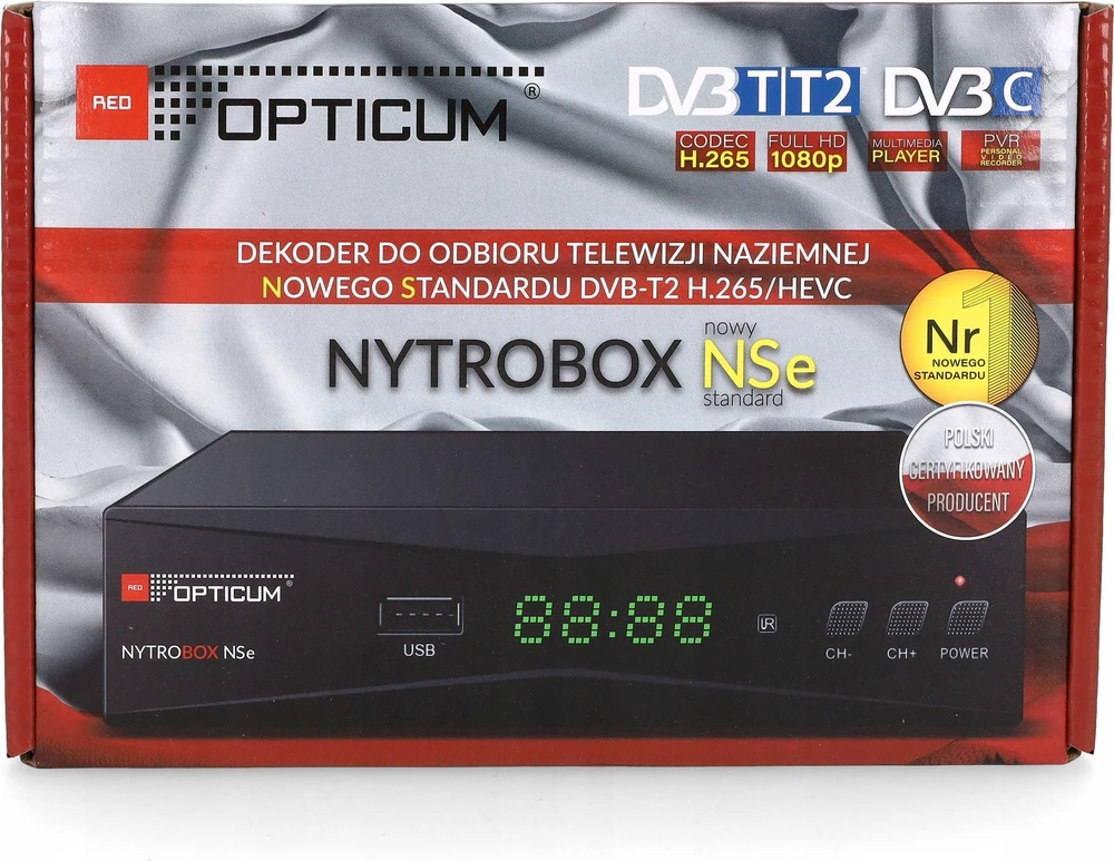 „Opticum Nytrobox NSe“ DVB-T2/C H.265