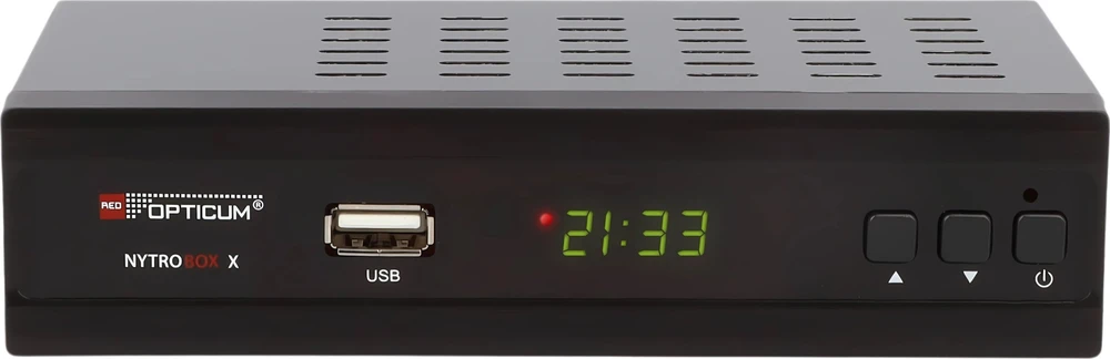 Imtuvas TV Opticum Odbiornik DVB-T2/C Raudona Nytrobox X H.265