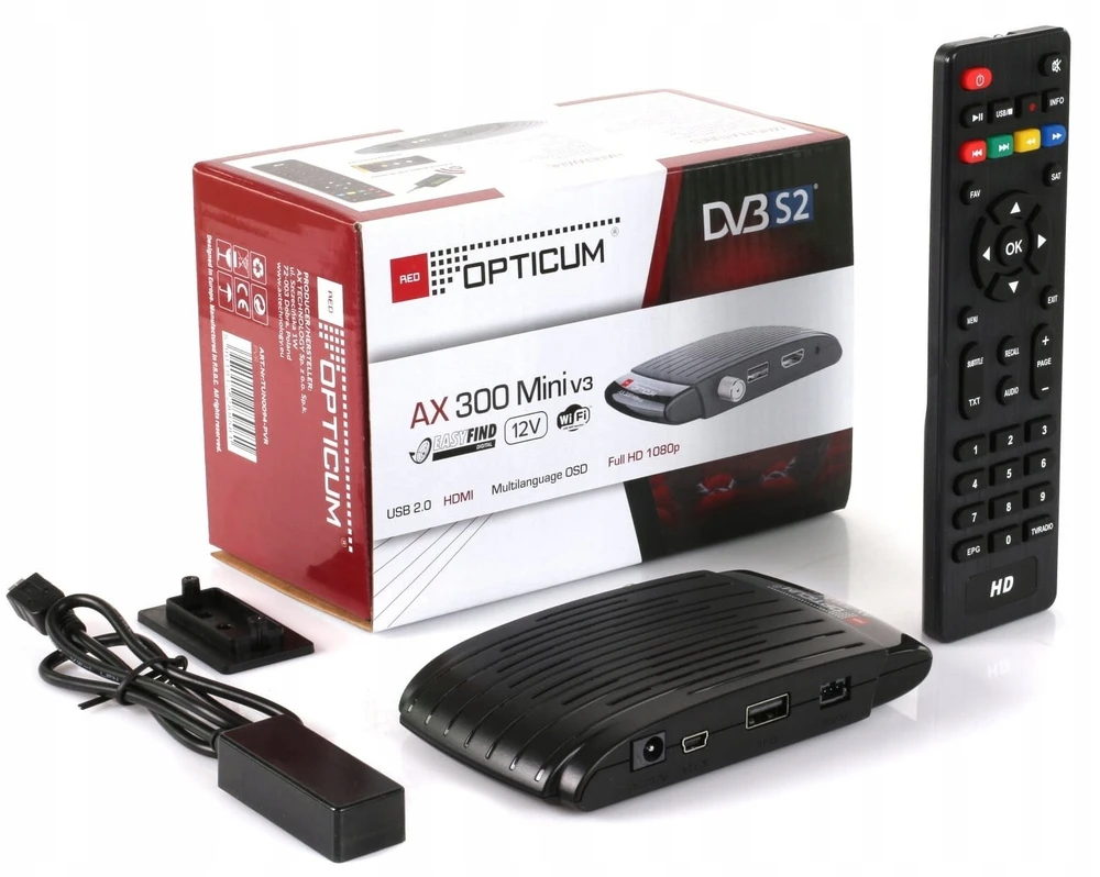 Opticum Raudona AX 300 mini PVR DVB-S2