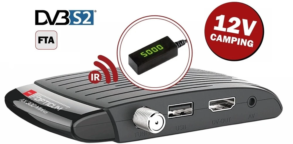Opticum Raudona AX 300 mini PVR DVB-S2